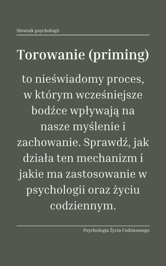 Torowanie (priming, poprzedzanie)
