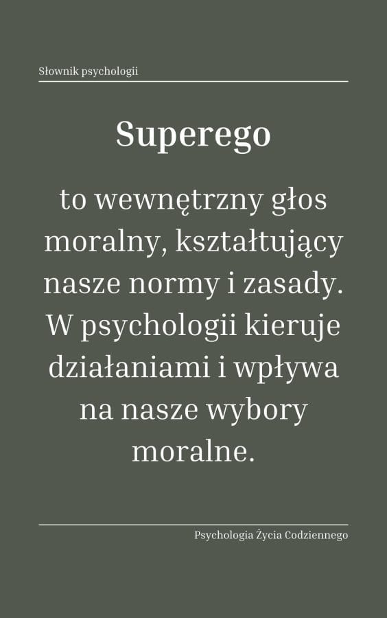 Superego (Nad-Ja) 1 co to jest superego