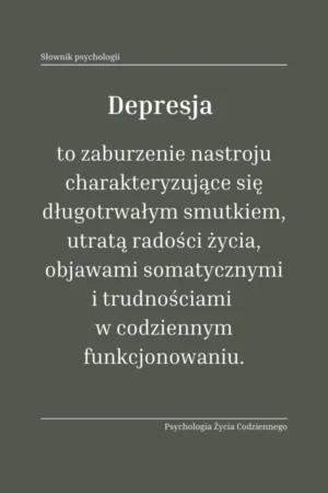 Depresja (depression) 1 Czym jest depresja
Definicja i podstawowe kryteria