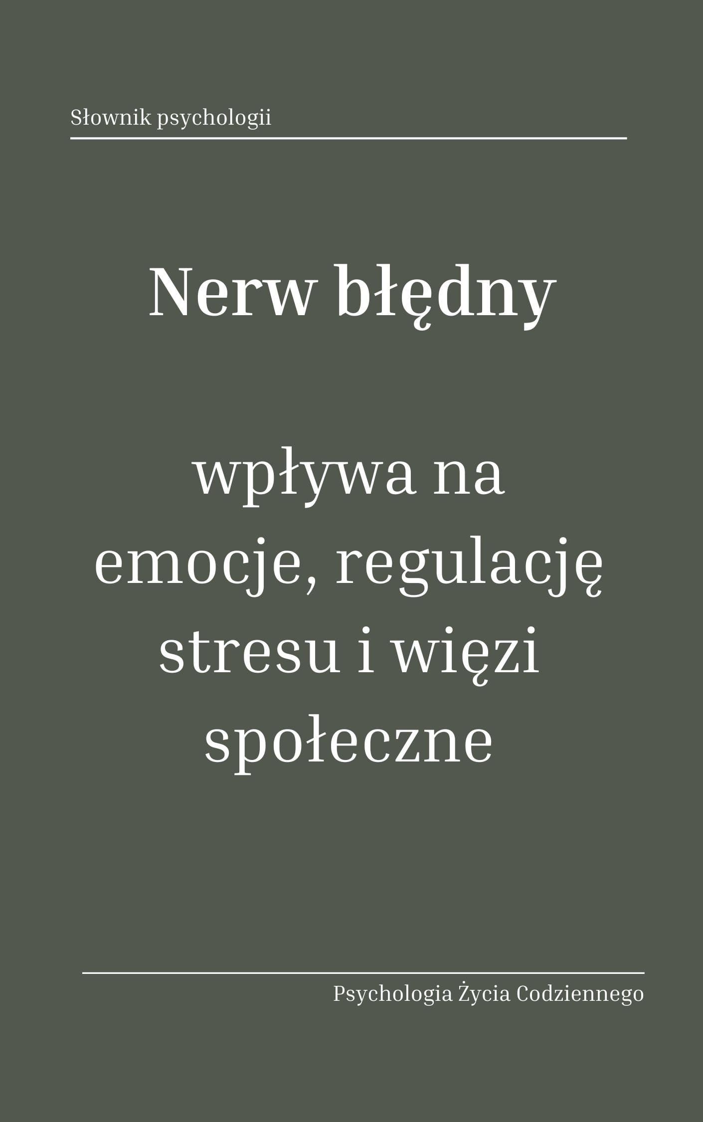 Czym jest nerw błędny