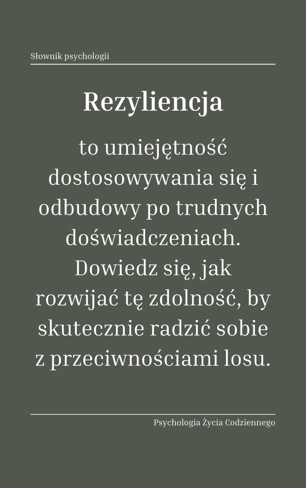 Rezyliencja Jak rozwijać rezyliencję