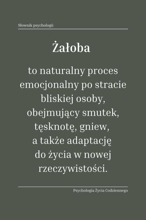 Żałoba (bereavement) 1 Czym jest żałoba
bereavement