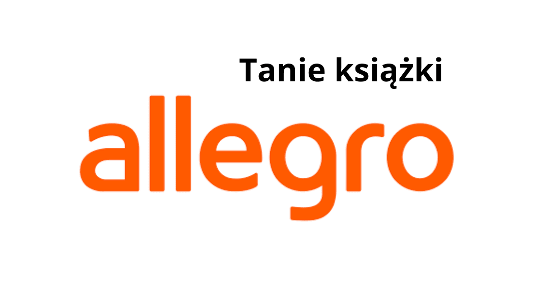 Logo Allegro z napisem: Tanie książki na Allegro